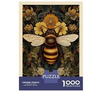 Puzzle Da 1000 Pezzi Per Adolescenti William Morris Bee And Flowers Art Puzzle Per Adulti Gioco Rompicapo Difficile Divertente Attività A Casa 38x26cm/1000pcs