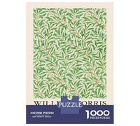Puzzle Da 1000 Pezzi Per Adolescenti William Morris Green Foliage Puzzle Per Adulti Gioco Pratico Migliora La Memoria Regali Di Compleanno E Unici 38x26cm/1000pcs