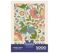 Puzzle Da 1000 Pezzi Per Adolescenti William Morris Lodden Floral Pattern Puzzle Per Adulti Gioco Per Famiglie Divertente E Spiritoso Regali Di Natale E Compleanno 52x38cm/1000pcs