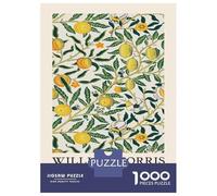 Puzzle Da 1000 Pezzi Per Adolescenti William Morris Pomegranate Botanical Puzzle Per Adulti Gioco Rompicapo Assemblaggio Di Modelli Regali Di Compleanno E Unici 52x38cm/1000pcs