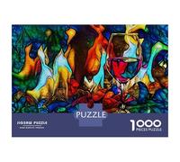 Puzzle Da 1000 Pezzi Per Adolescenti Wine Wizard Os Puzzle Per Adulti Giocattolo Decorazione Da Parete Taglio Di Precisione Sfida Educativa 70x50cm/1000pcs