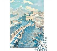 Puzzle Da 1000 Pezzi Per Adolescenti Winter Great Wall Art Print-3 Puzzle Per Adulti Gioco Rompicapo Regalo Di Compleanno Aiuta Ad Allenare Il Cervello 70x50cm/1000pcs