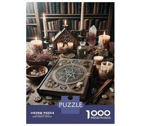 Puzzle Da 1000 Pezzi Per Adolescenti Witchcraft Spell Book Set Puzzle Antistress Ma Divertente E Spiritoso Regali Unici Per Compleanno E Natale 52x38cm/1000pcs