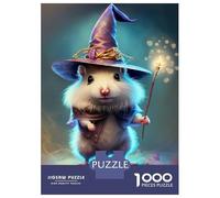 Puzzle Da 1000 Pezzi Per Adolescenti Wizard Hamster Puzzle Per Adulti Giochi Rilassanti Che Migliorano La Memoria Regali Unici Per Compleanno E Natale 52x38cm/1000pcs