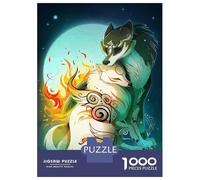 Puzzle Da 1000 Pezzi Per Adolescenti Wolf Link And Amaterasu Hugging Puzzle Per Adulti Giocattoli Antistress Analisi E Logica Regalo Di Compleanno, Regali, 70x50cm/1000pcs