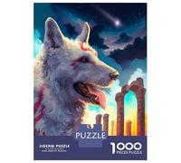 Puzzle Da 1000 Pezzi Per Adolescenti Wolf Star Puzzle Per Adulti Giocattoli Antistress Sfida Difficile Impegnativo Da Completare 38x26cm/1000pcs