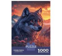 Puzzle Da 1000 Pezzi Per Adolescenti Wolf Sunset Beauty Puzzle Giochi Rilassanti Analisi E Logica Riduzione Dello Stress Regali 70x50cm/1000pcs