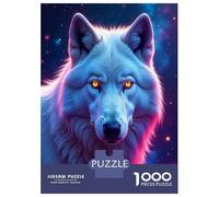 Puzzle Da 1000 Pezzi Per Adolescenti Wolf Wall Art Print-2 Puzzle Per Adulti Gioco Pratico Vacanza A Casa Passa Il Tempo Aiuta Ad Allenare Il Cervello 38x26cm/1000pcs