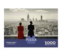 Puzzle Da 1000 Pezzi Per Adolescenti Women Looking at Cityscape Puzzle Per Adulti Giochi Rilassanti Decorazione Per La Casa Offerta Come Regalo Per Tutta La Famiglia 70x50cm/1000pcs