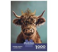 Puzzle Da 1000 Pezzi Per Adolescenti Yak King Pastel Crown Puzzle Per Adolescenti Gioco Rompicapo Regali Per Donne Attività Divertenti A Casa 52x38cm/1000pcs