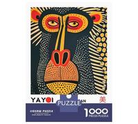 Puzzle Da 1000 Pezzi Per Adolescenti Yayoi Kusama Mandrill Exhibition Poster Puzzle Per Adulti Giochi Divertenti Migliora La Memoria Regali Unici Per Compleanni E Occasioni Speciali 70x50cm/1000pcs