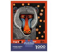 Puzzle Da 1000 Pezzi Per Adolescenti Yayoi Kusama Mandrill No.3 Exhibition Poster Puzzle Per Adulti Gioco Pratico Analisi E Logica Regalo Di Compleanno, Regali, 70x50cm/1000pcs