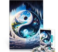 Puzzle da 1000 pezzi per adolescenti Yin e Yang dell'Islanda Giocattoli da gioco per regalo di famiglia perché è ideale come regalo per tutta la famiglia 75x50cm