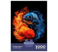 Puzzle Da 1000 Pezzi Per Adolescenti Yin Yang Fish Puzzle Per Adulti Gioco Pratico Vacanza A Casa Passa Il Tempo Aiuta Ad Allenare Il Cervello 38x26cm/1000pcs