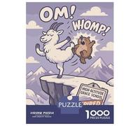 Puzzle Da 1000 Pezzi Per Adolescenti Yoga Fail Mountain Goat Edition Puzzle Per Adulti Giochi Rilassanti Ma Divertenti E Spiritosi Regali Di Natale E Compleanno 38x26cm/1000pcs