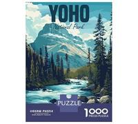 Puzzle Da 1000 Pezzi Per Adolescenti Yoho National Park Canada Puzzle Per Adulti Giocattolo Decorazione Da Parete Vacanza A Casa Ammazzare Il Tempo È Ideale Come Regalo 70x50cm/1000pcs