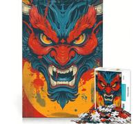Puzzle da 1000 pezzi per adolescenti Yokai Oni Demone giochi rilassanti attività divertenti da fare a casa ottimo regalo per gli appassionati di videogiochi 38x52cm