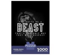 Puzzle Da 1000 Pezzi Per Adolescenti You Gotta Be A Beast Puzzle Per Adulti Giochi Divertenti Decorazione Murale Riduzione Dello Stress Regali 52x38cm/1000pcs