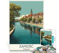 Puzzle da 1000 pezzi per adolescenti Zamość Poster | Sfida difficile Decompressione intellettuale Regali unici per compleanno e Natale 38x52cm