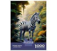 Puzzle Da 1000 Pezzi Per Adolescenti Zebra Animal Art Puzzle Per Adulti Giocattoli Antistress Sfida Difficile Regali Di Compleanno E Unici 70x50cm/1000pcs