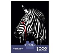 Puzzle Da 1000 Pezzi Per Adolescenti Zebra Wall Art Print Puzzle Gioco Per Famiglie Regali Per Donne Divertimento A Casa Attività, 38x26cm/1000pcs