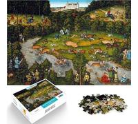Puzzle da 1000 pezzi per adulti A caccia Fatto di carta，Adatto a partire dai 14 anni Sollievo dallo stress Regali di Natale per le donne。misurare：38x52cm/14.96x20.47pollice