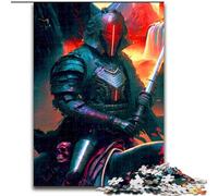 Puzzle da 1000 pezzi per adulti a cavallo di un samurai giapponese, in legno, regalo perfetto per bambini dai 14 anni in su, 50x75cm, stimolante e divertente, attività per famiglie