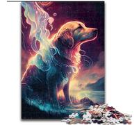 Puzzle da 1000 pezzi per adulti a forma di cane magico in legno, attività divertente per la casa 50x75cm, decorazione artistica fai da te, regalo di compleanno perfetto