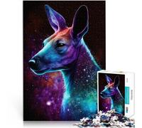 Puzzle da 1000 pezzi, per adulti, a forma di canguro, per alleviare lo stress, sfida difficile per adolescenti dai 14 anni in su, 26 x 38 cm