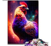 Puzzle da 1000 pezzi per adulti a forma di gallo Realizzato in cartone, ideale per il divertimento in famiglia Regalo perfetto per feste e compleanni 1000 pezzi(26x38cm)
