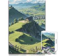 Puzzle da 1000 pezzi per adulti, "A Long Way to The Village", giocattoli, giochi educativi, sfide difficili, giocattoli fai da te, dimensioni 38x52cm