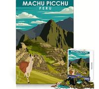 Puzzle da 1000 pezzi per adulti a tema Machu Picchu,Perù,per il benessere mentale,il tempo libero e il piacere Bordi affilati Regalo di Natale unico (50x75cm)