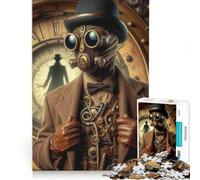 Puzzle da 1000 pezzi per adulti a tema Sherlock Holmes Steampunk giocattolo fai da te ideale per passare il tempo durante le vacanze a casa compleanni e altre occasioni 38x52cm