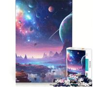 Puzzle da 1000 pezzi per adulti a tema spaziale gioco impossibile ideale per passare il tempo durante le vacanze regalo di compleanno o regalo di viaggio 38x26cm