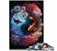 Puzzle da 1000 pezzi per adulti A Yin e Yang Journey Puzzle in legno decorazione domestica puzzle 50 x 74,9 cm