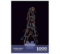 Puzzle Da 1000 Pezzi Per Adulti Abstract Basketball Player Adolescenti Puzzle Giocattoli Antistress Sfida Difficile Attività Divertenti A Casa 70x50cm/1000pcs