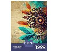 Puzzle Da 1000 Pezzi Per Adulti Abstract Boho I Puzzle Gioco Rompicapo Decorazione Perfetta Regalo Di Compleanno, Regali, 38x26cm/1000pcs