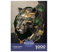 Puzzle Da 1000 Pezzi Per Adulti Abstract Panther Puzzle Per Adulti Relax Giochi Difficile Offerta Speciale Come Regalo Per Tutta La Famiglia 38x26cm/1000pcs