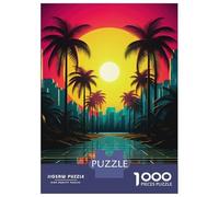 Puzzle Da 1000 Pezzi Per Adulti Abstract Synthwave Visions Puzzle Per Adulti Giocattolo Decorazione Da Parete Taglio Di Precisione Regali Unici Per Compleanno E Natale 70x50cm/1000pcs