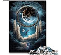 Puzzle da 1000 pezzi per adulti, acchiappasogni magico, puzzle da 1000 pezzi per adulti, attività di legame familiare, feste e compleanni (dimensioni 50x75cm)