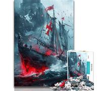 Puzzle da 1000 pezzi per adulti adolescenti cavaliere fantasy 1000 pezzi per adulti antistress per ammazzare il tempo lista dei desideri con Babbo Natale 38x26cm