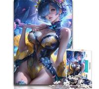 Puzzle da 1000 pezzi per adulti, adolescenti, ragazze anime giapponesi, giocattoli avvincenti per sfidare l'intelligenza cerebrale, regalo di compleanno, regali, arte murale (38x26cm)