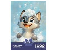 Puzzle Da 1000 Pezzi Per Adulti Adorable Bath Time Pup Puzzle Per Adulti Relax Giochi Difficile Offerta Speciale Come Regalo Per Tutta La Famiglia 70x50cm/1000pcs