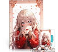 Puzzle da 1000 pezzi per adulti Adoro le ragazze anime, un regalo carino Sfida difficile Attività divertenti a casa, regali di compleanno, regali di viaggio, 38x26cm
