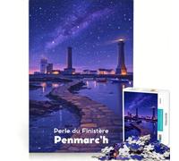 Puzzle da 1000 pezzi per adulti, Affiche Perle Du Finistère Penmarc'h, Gioco impossibile, Antistress, compleanno e Natale 38x26cm