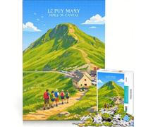 Puzzle da 1000 pezzi per adulti, Affiche Puy Mary, Giochi educativi, Allena la mente e le mani, Collezione d'artista, Belle arti 50x75cm
