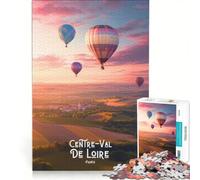 Puzzle da 1000 pezzi per adulti, affisse al centro della Val de Loire, gioco impossibile, antistress, compleanno e Natale 50x75cm