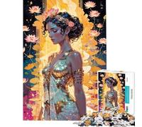 Puzzle da 1000 pezzi per adulti Afrodite Imperatrice dei Mari d'Oro gioco per famiglie assemblaggio impegnativo (dimensioni 38x52cm)