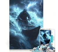 Puzzle da 1000 pezzi per adulti "Against The Storm", gioco impossibile, rilassante e stimolante per la mente, ideale come decorazione da scrivania 38x26cm
