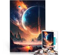 Puzzle da 1000 pezzi per adulti Alba del paesaggio planetario Gioco intellettuale giocattolo è ideale come regalo per tutta la famiglia 75x50cm